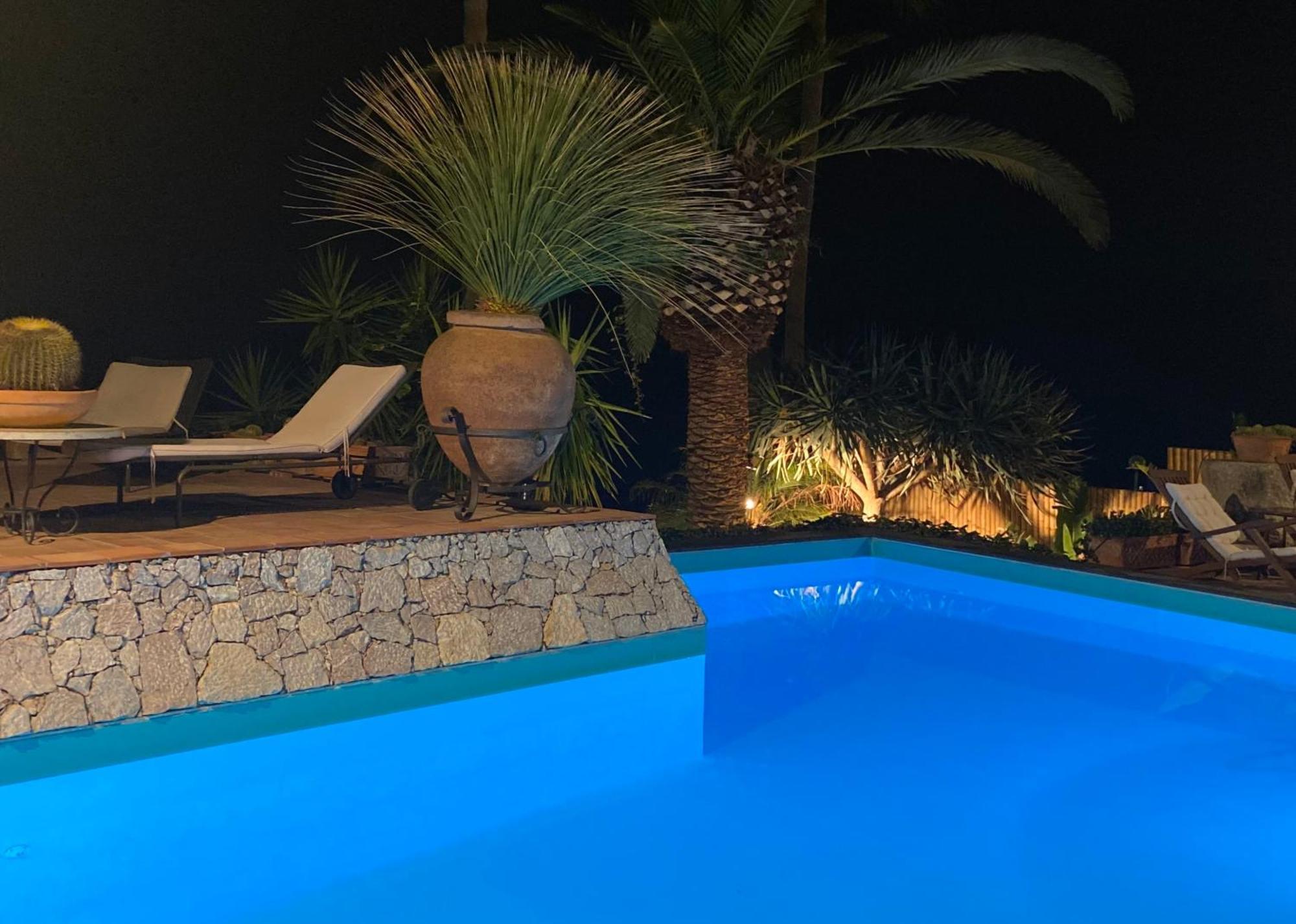 Villa Lou Taormina Private Villa With Panoramic Sea View Pool Buitenkant foto