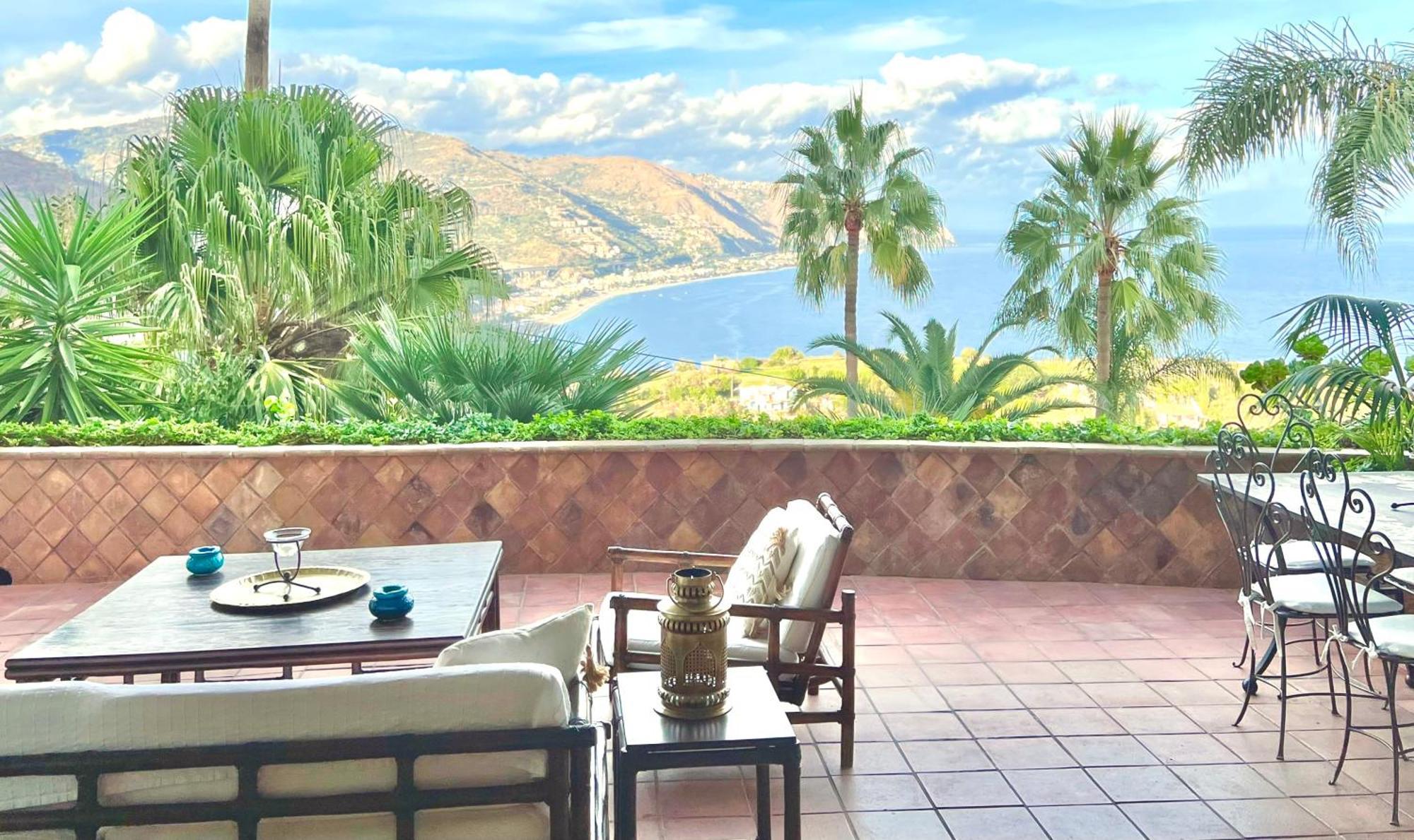 Villa Lou Taormina Private Villa With Panoramic Sea View Pool Buitenkant foto