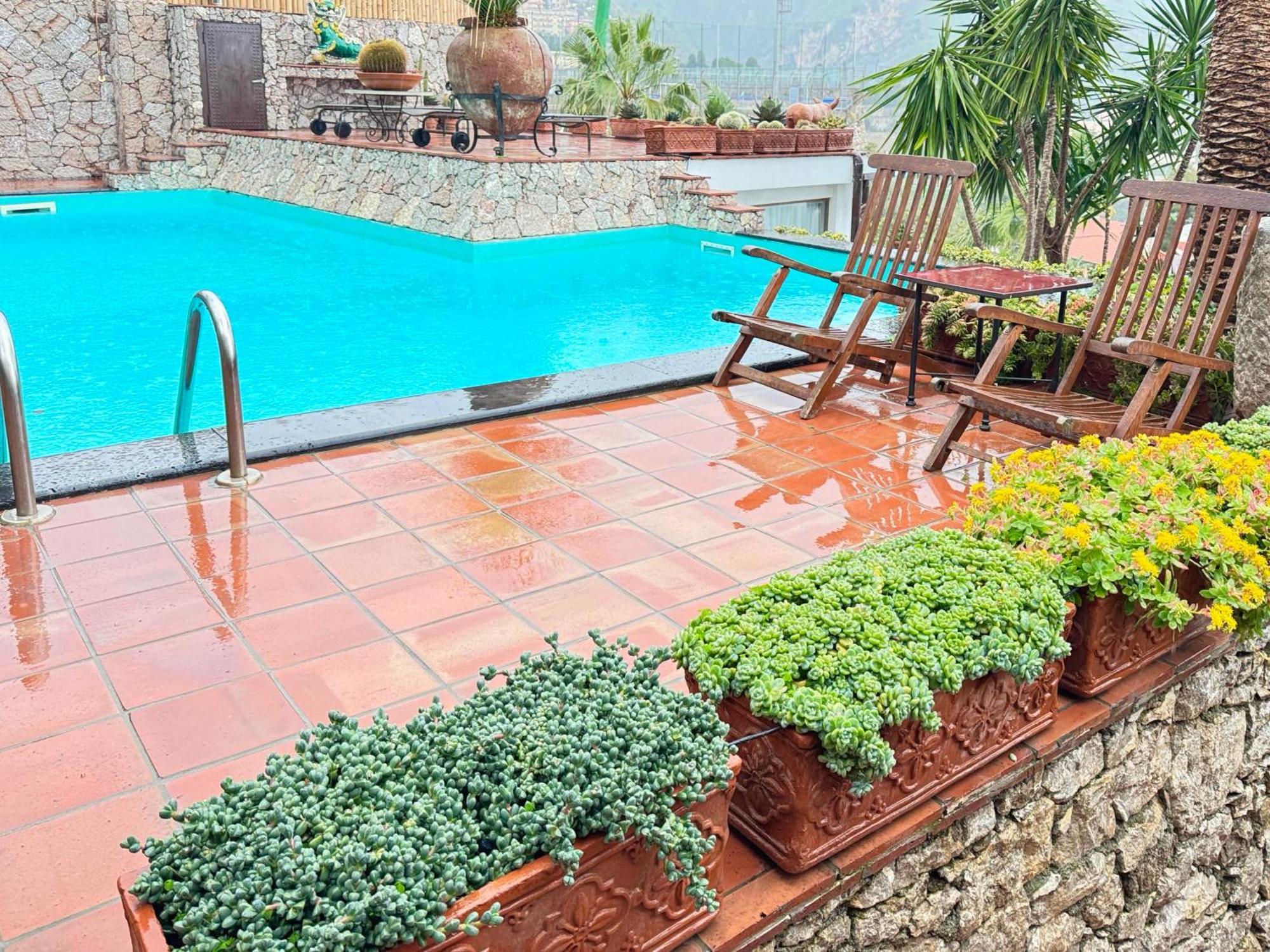 Villa Lou Taormina Private Villa With Panoramic Sea View Pool Buitenkant foto