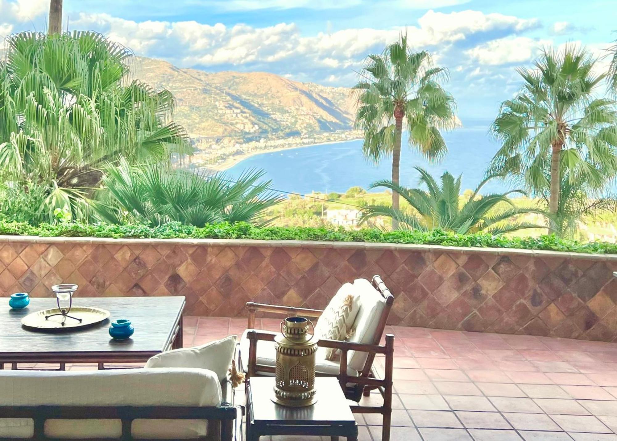 Villa Lou Taormina Private Villa With Panoramic Sea View Pool Buitenkant foto