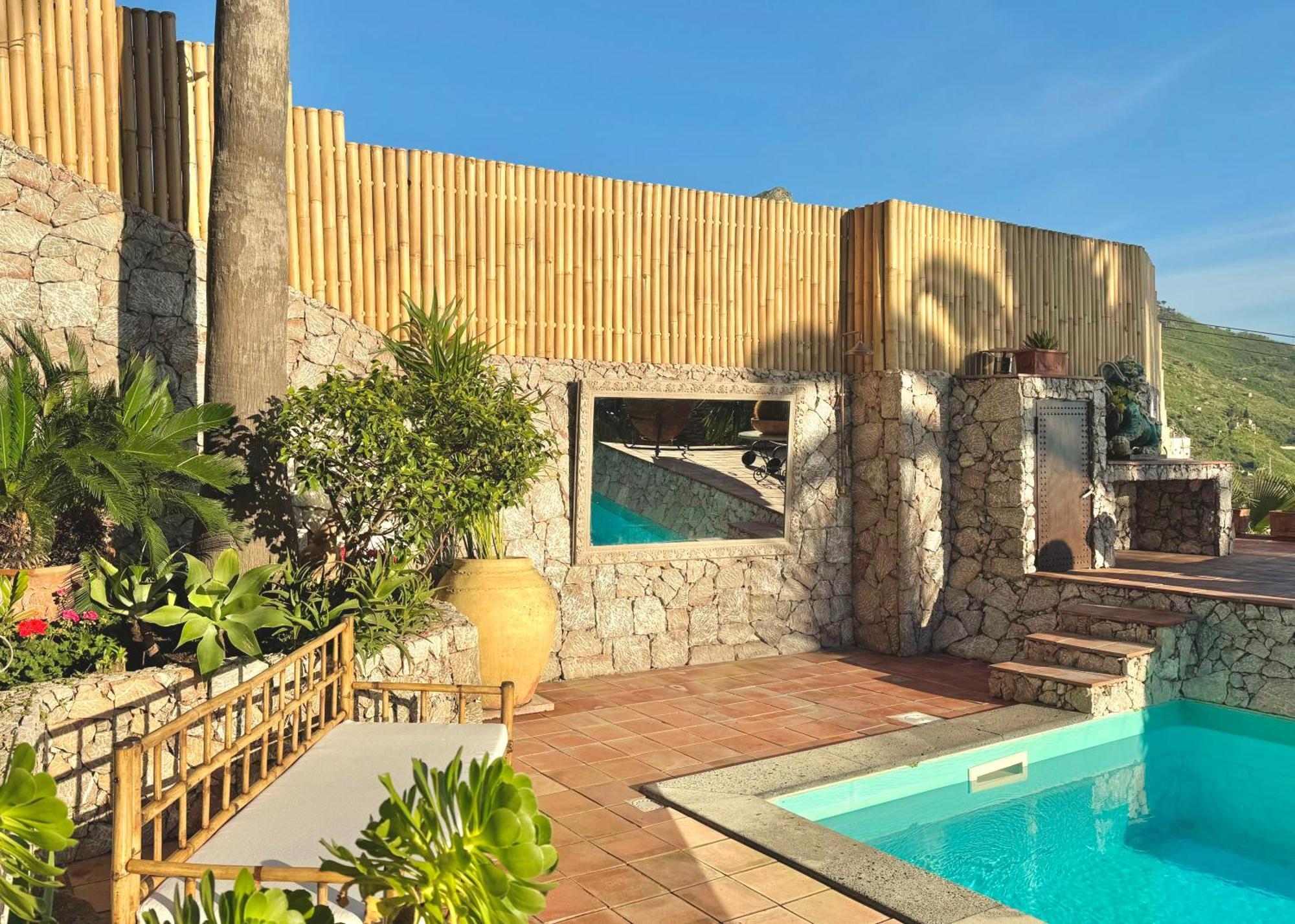 Villa Lou Taormina Private Villa With Panoramic Sea View Pool Buitenkant foto